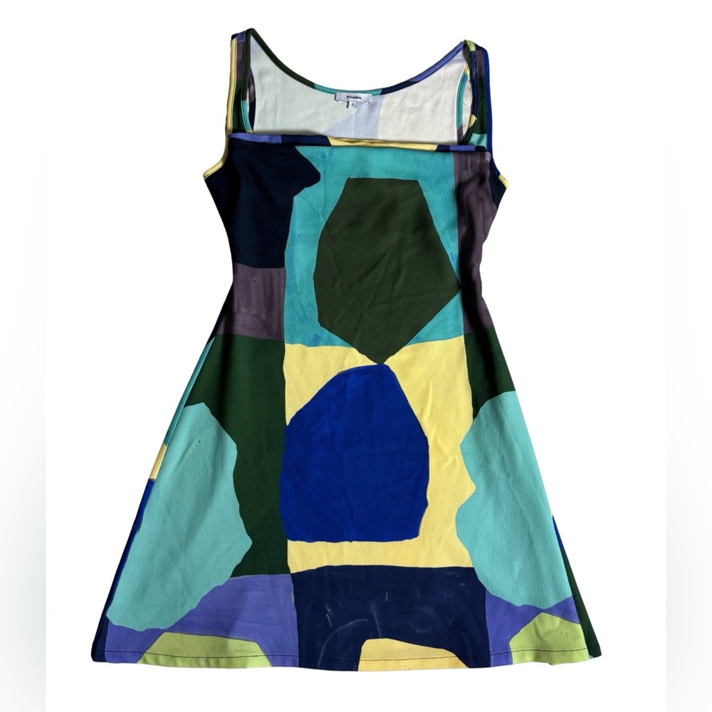 Miaou x Paloma Elsesser Ginger Dress in Abstraction
